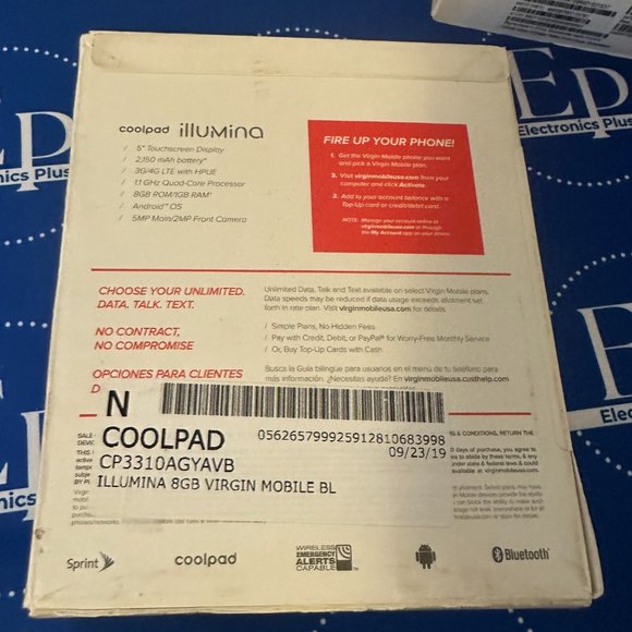 Coolpad illumina (Black, Virgin Mobile, 8GB) - Picture 2 of 4